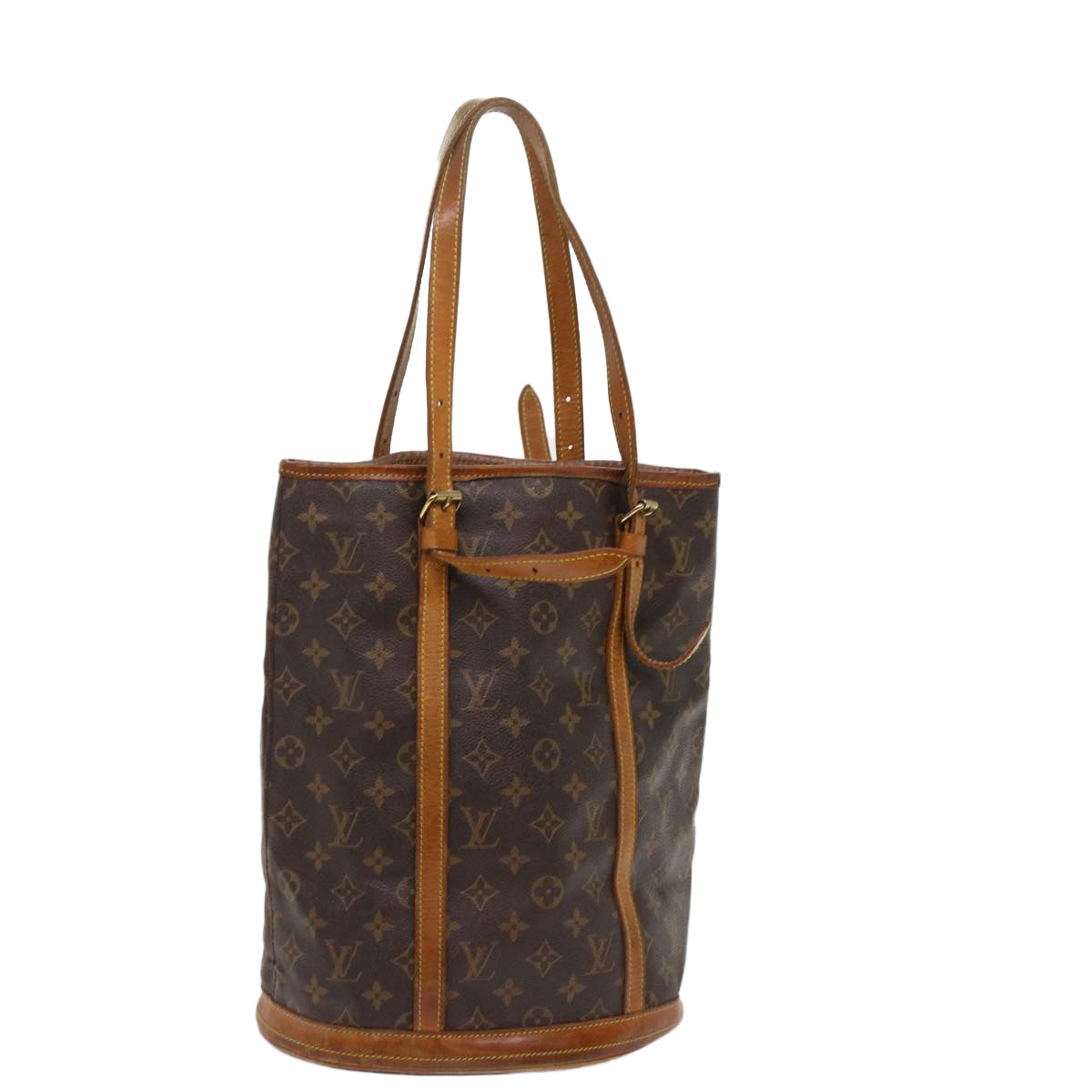 LOUIS VUITTON Monogram Bucket GM Shoulder Bag M42236 LV Auth 64420