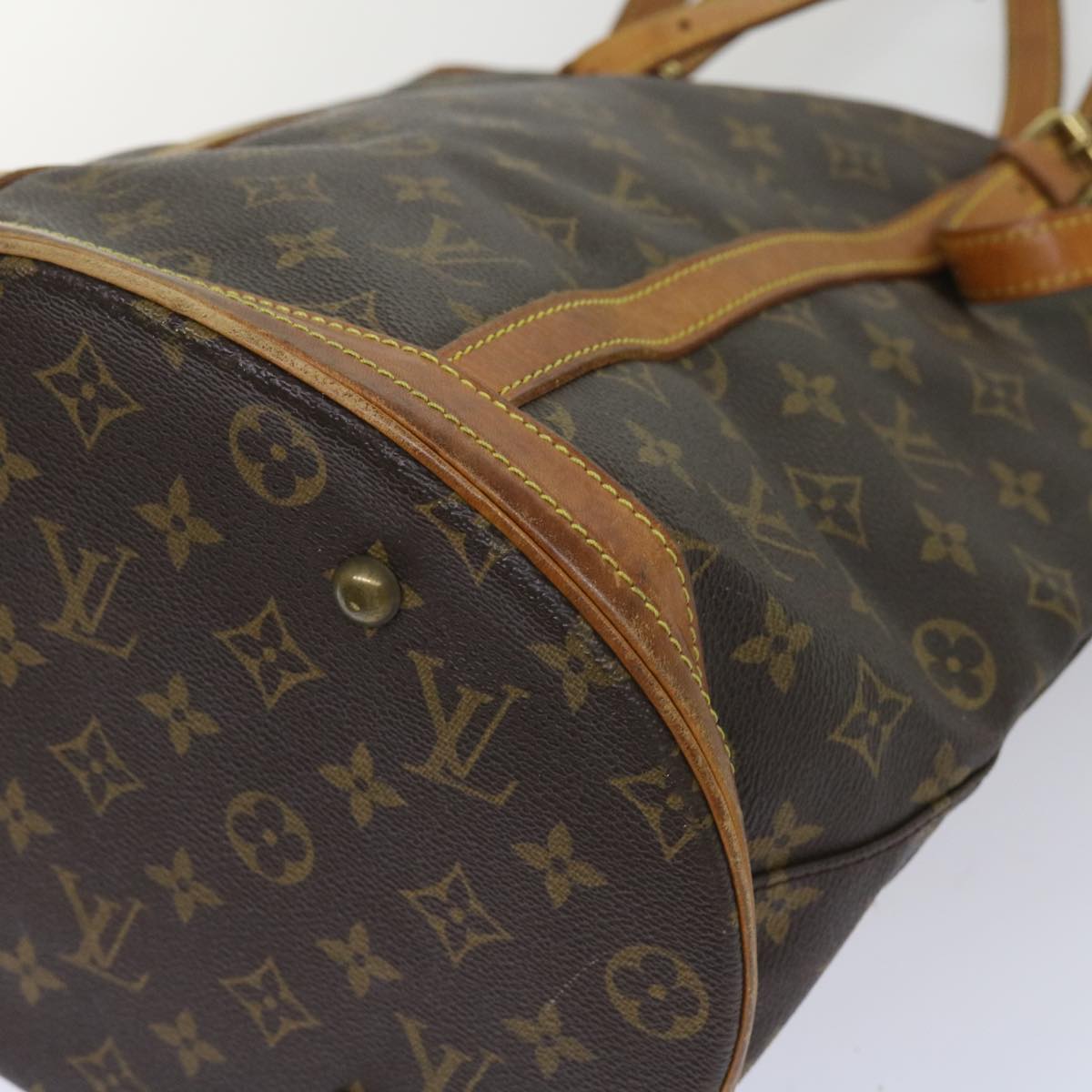 LOUIS VUITTON Monogram Bucket GM Shoulder Bag M42236 LV Auth 64420