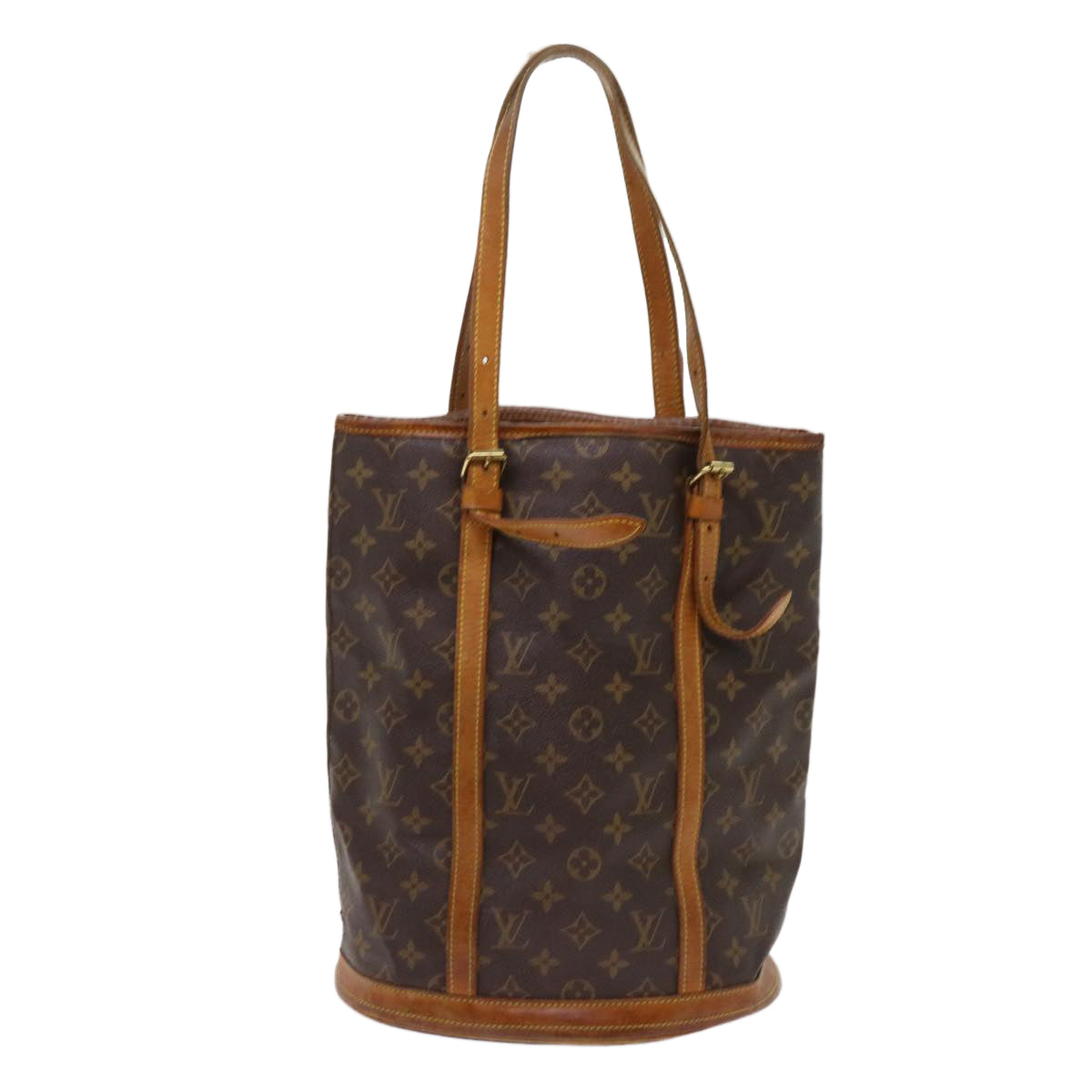 LOUIS VUITTON Monogram Bucket GM Shoulder Bag M42236 LV Auth 64420