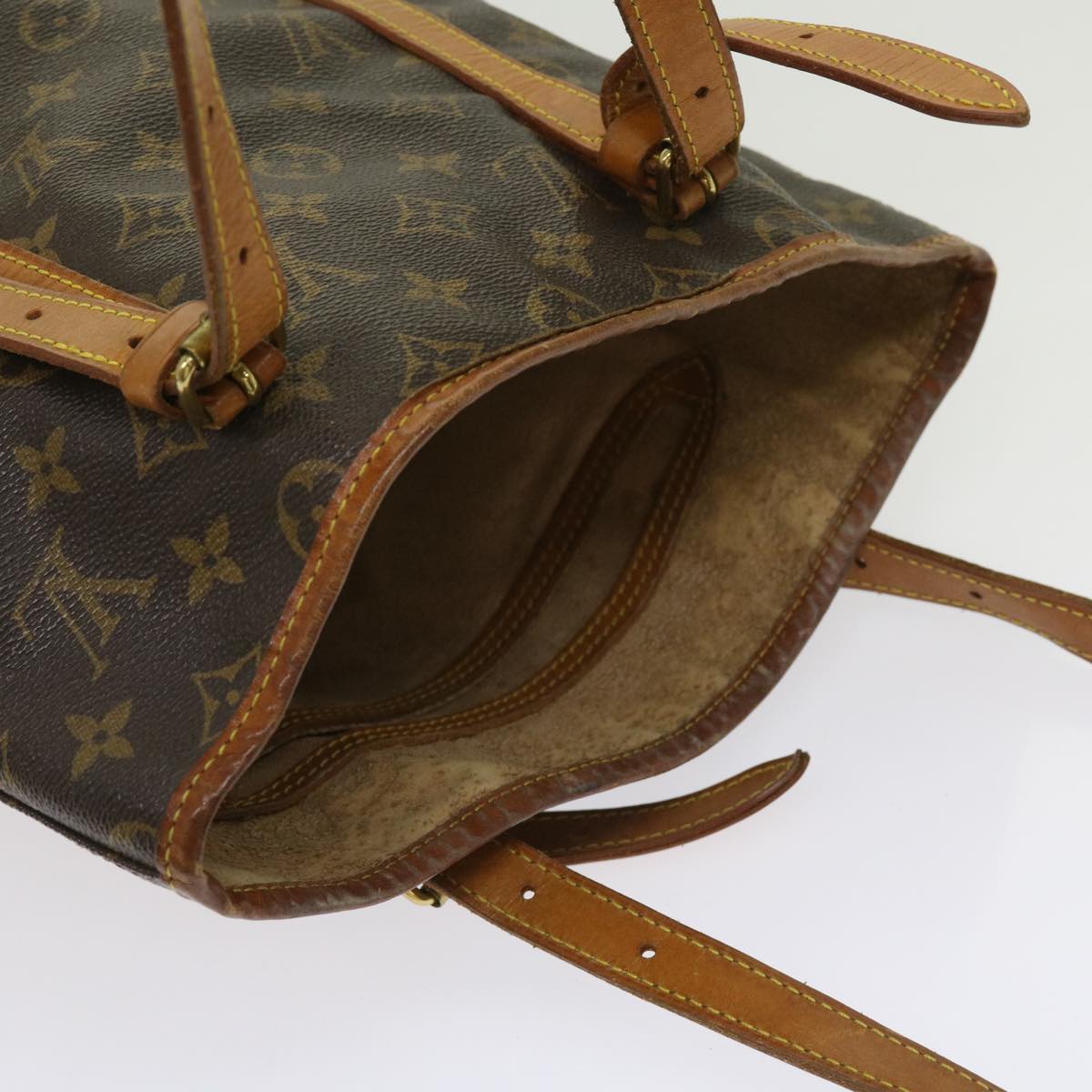 LOUIS VUITTON Monogram Bucket GM Shoulder Bag M42236 LV Auth 64420