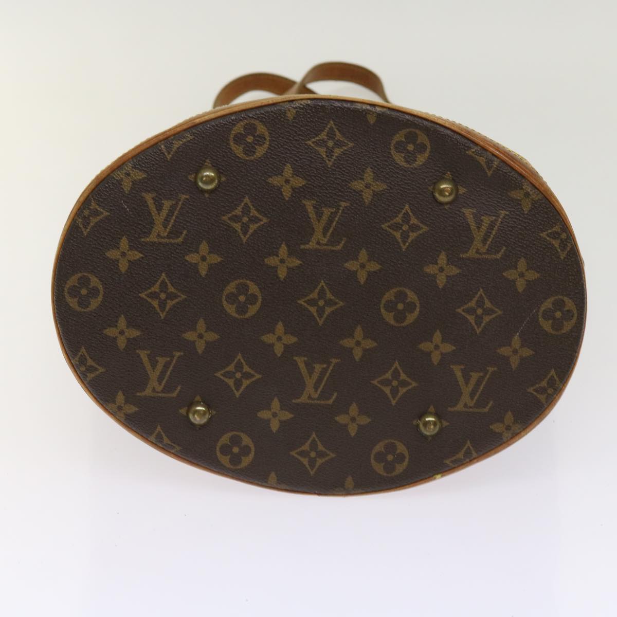 LOUIS VUITTON Monogram Bucket GM Shoulder Bag M42236 LV Auth 64420