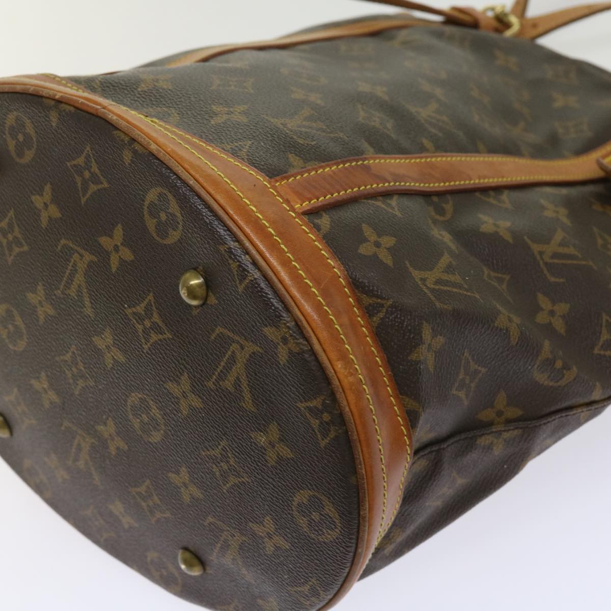 LOUIS VUITTON Monogram Bucket GM Shoulder Bag M42236 LV Auth 64421