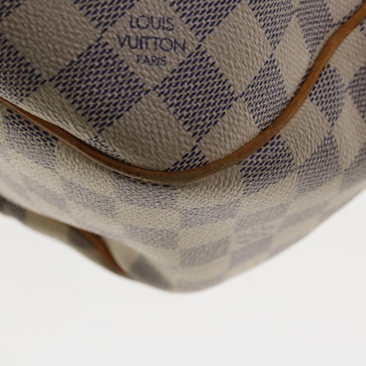 LOUIS VUITTON Damier Azur Galliera PM Shoulder Bag N55215 LV Auth 64439