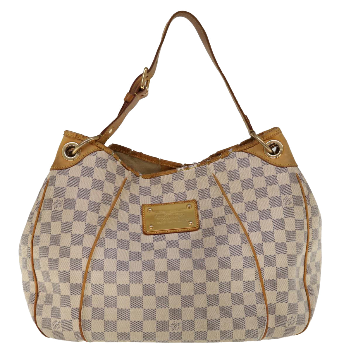 LOUIS VUITTON Damier Azur Galliera PM Shoulder Bag N55215 LV Auth 64439