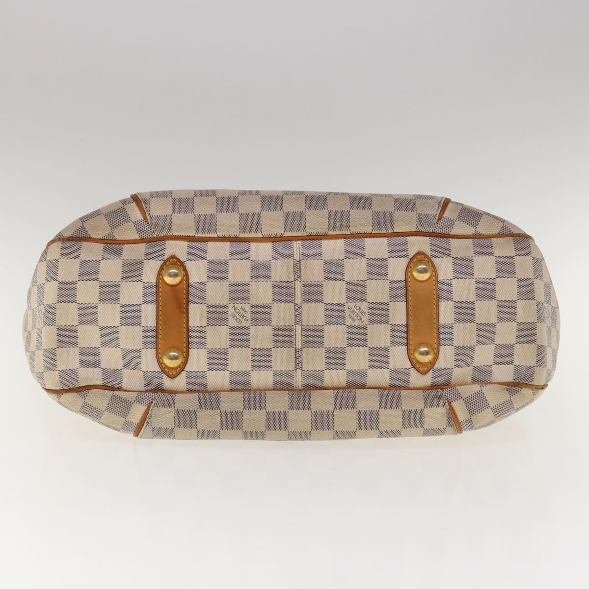 LOUIS VUITTON Damier Azur Galliera PM Shoulder Bag N55215 LV Auth 64439