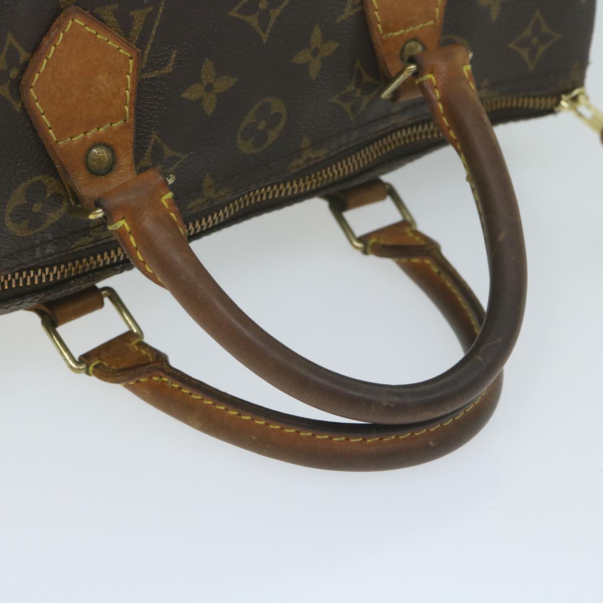 LOUIS VUITTON Monogram Speedy 30 Hand Bag M41526 LV Auth 64448