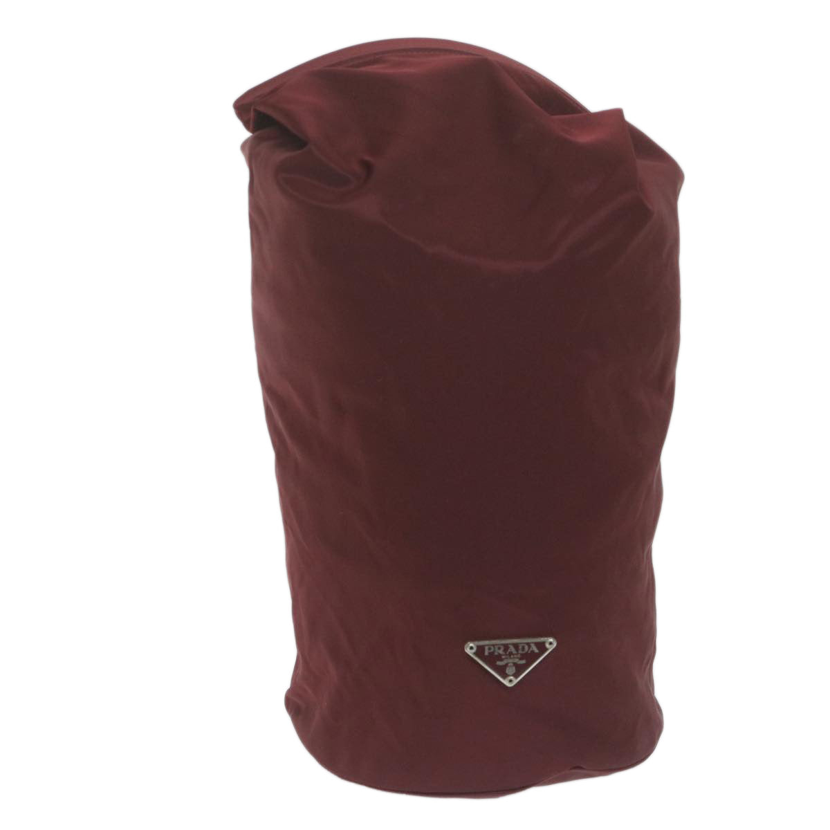PRADA Shoulder Bag Nylon Bordeaux Auth 64455
