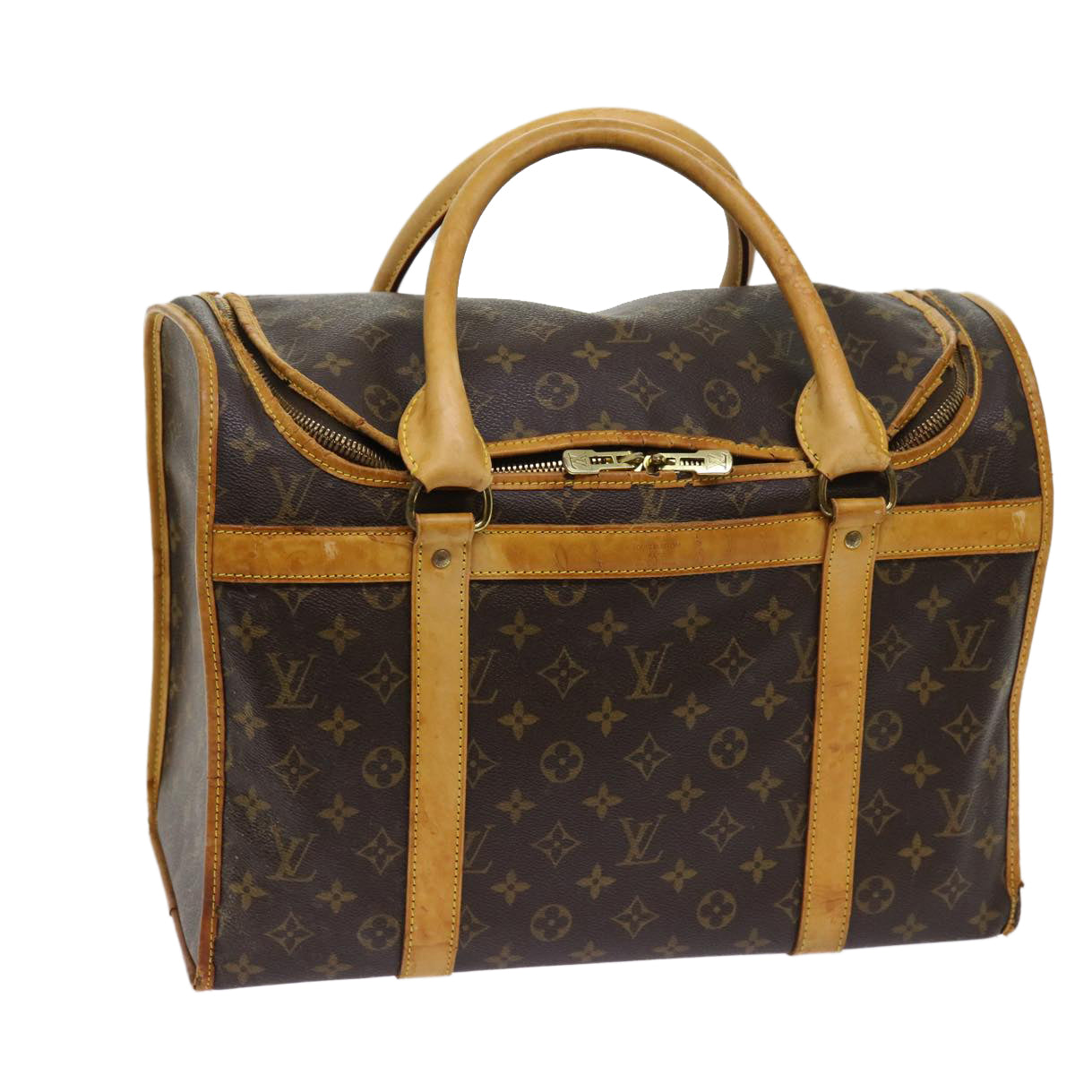 LOUIS VUITTON Monogram Sac Shan 50 Pet Carry M42021 LV Auth 64464