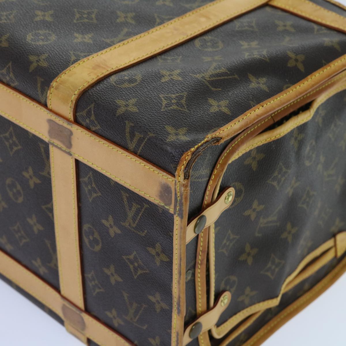 LOUIS VUITTON Monogram Sac Shan 50 Pet Carry M42021 LV Auth 64464