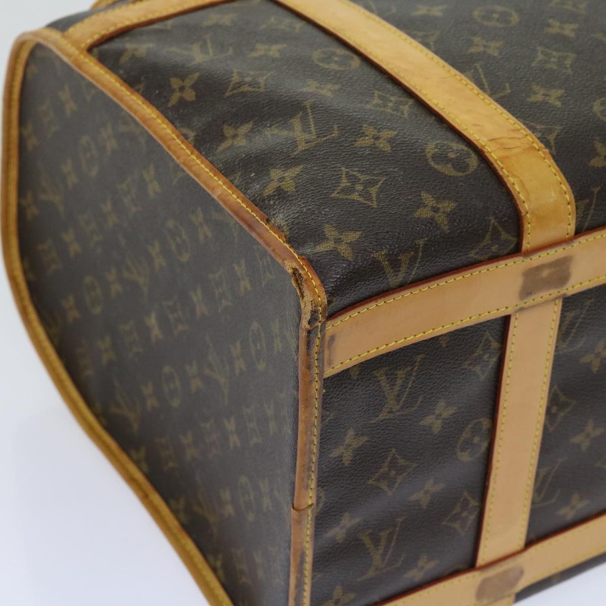 LOUIS VUITTON Monogram Sac Shan 50 Pet Carry M42021 LV Auth 64464