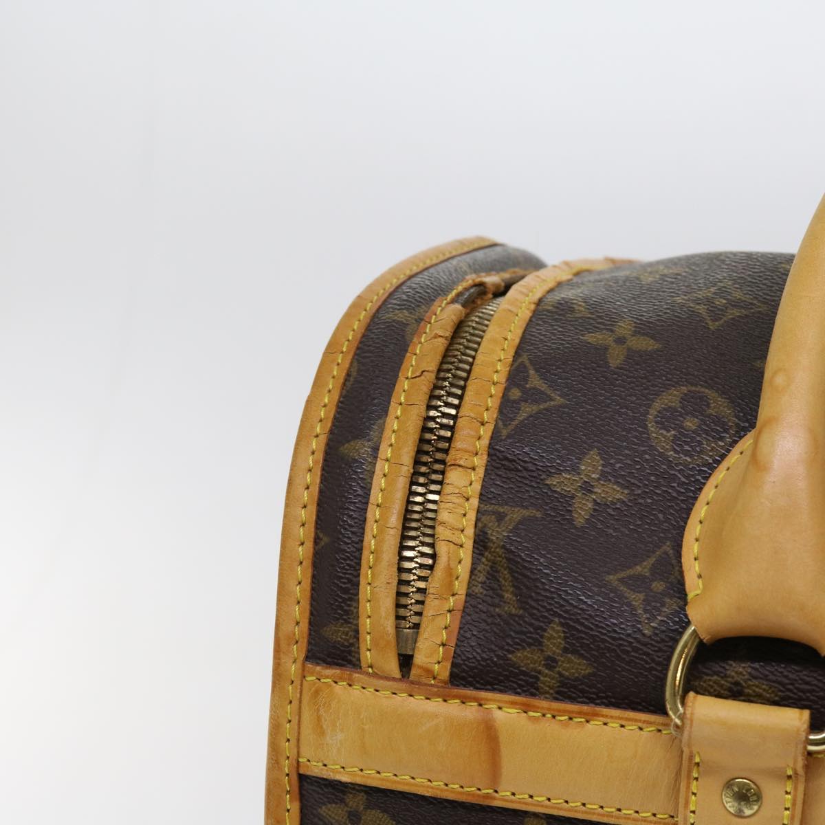 LOUIS VUITTON Monogram Sac Shan 50 Pet Carry M42021 LV Auth 64464