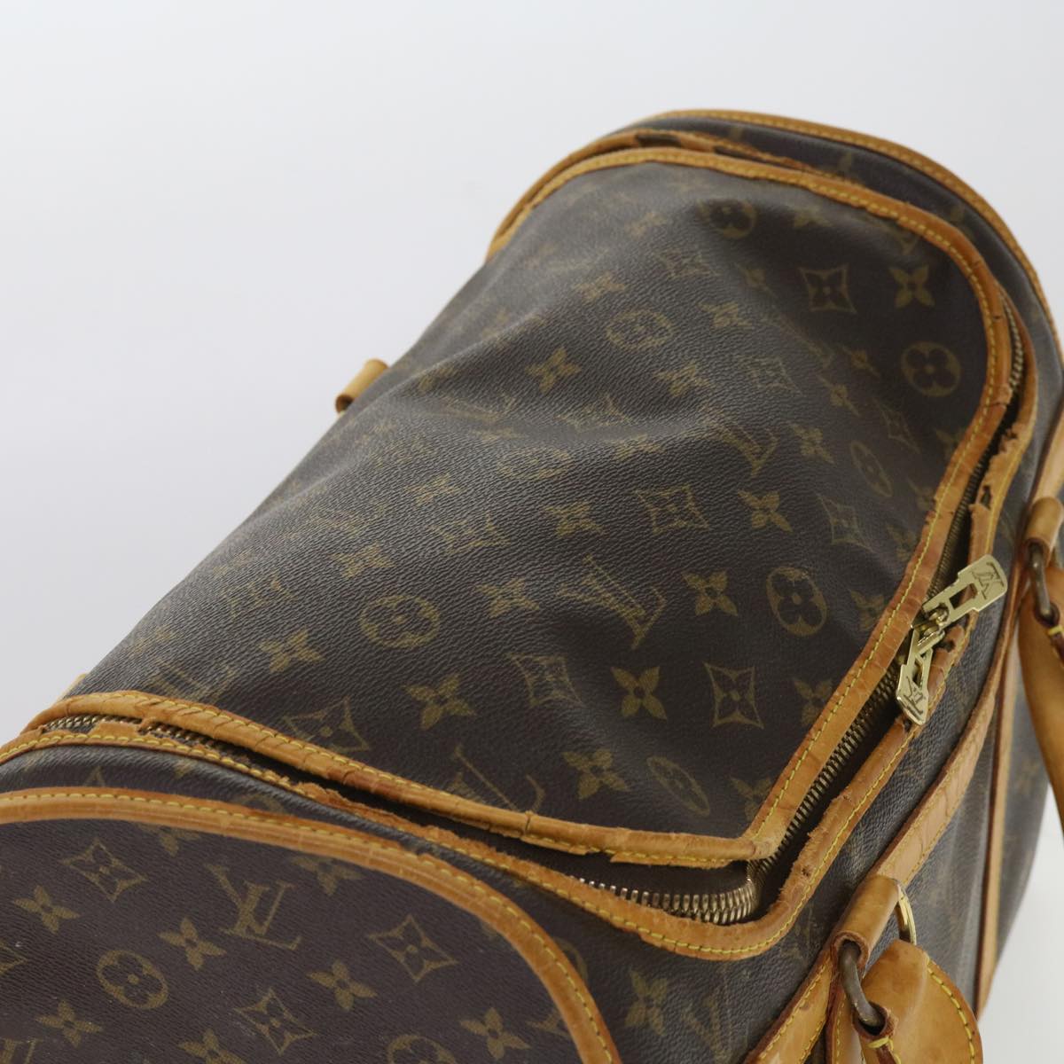 LOUIS VUITTON Monogram Sac Shan 50 Pet Carry M42021 LV Auth 64464