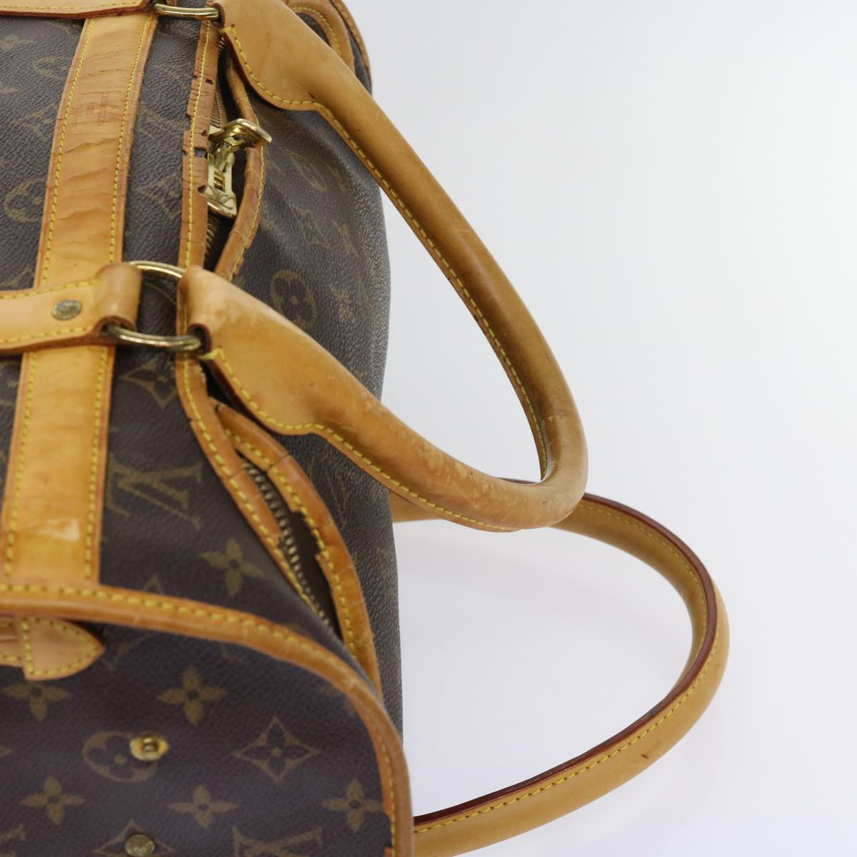 LOUIS VUITTON Monogram Sac Shan 50 Pet Carry M42021 LV Auth 64464