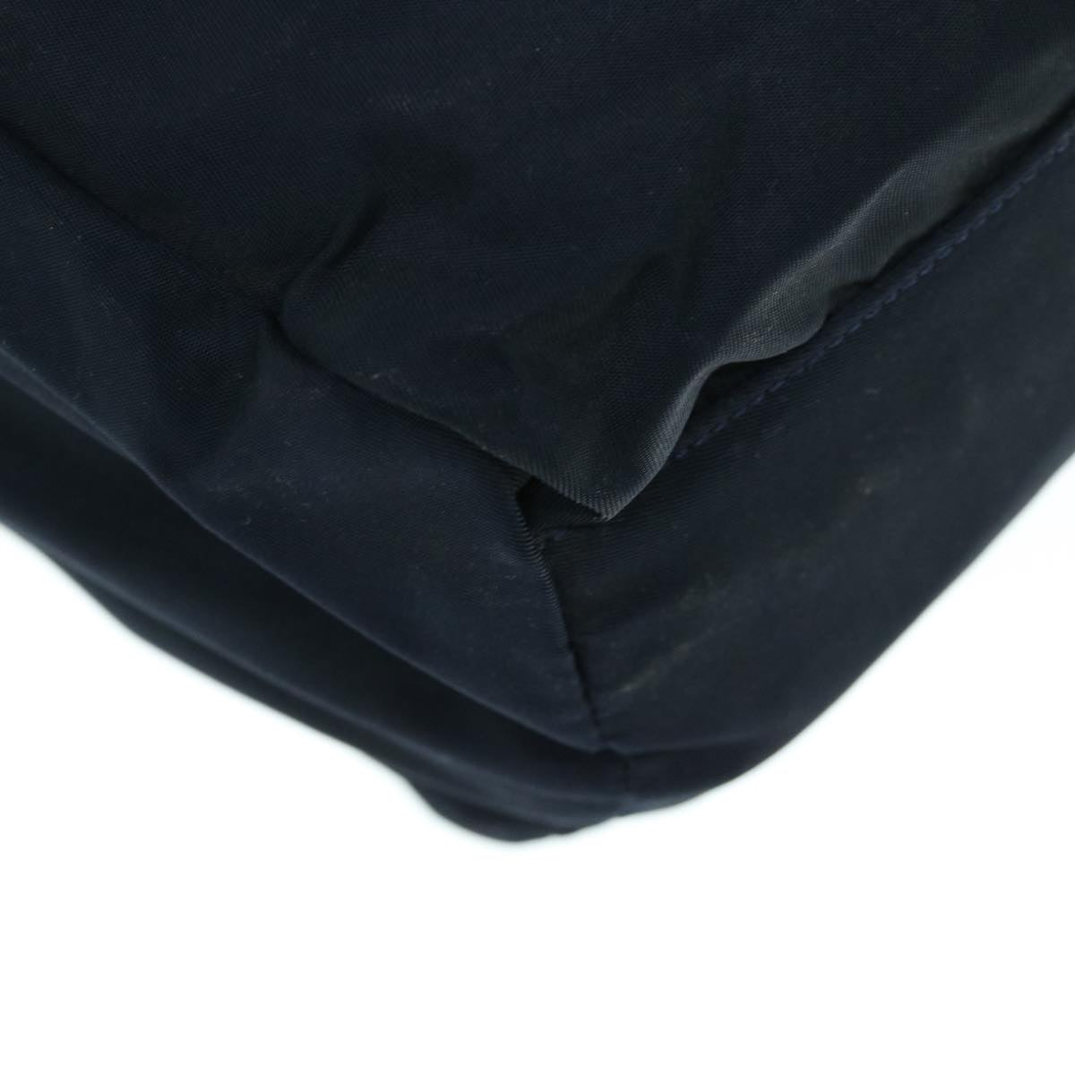 PRADA Tote Bag Nylon Black Auth 64475