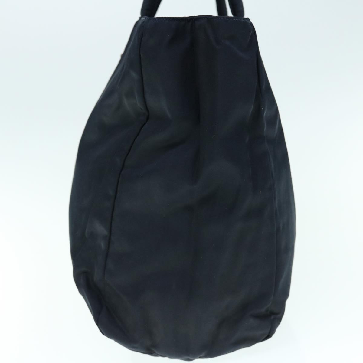 PRADA Tote Bag Nylon Black Auth 64475