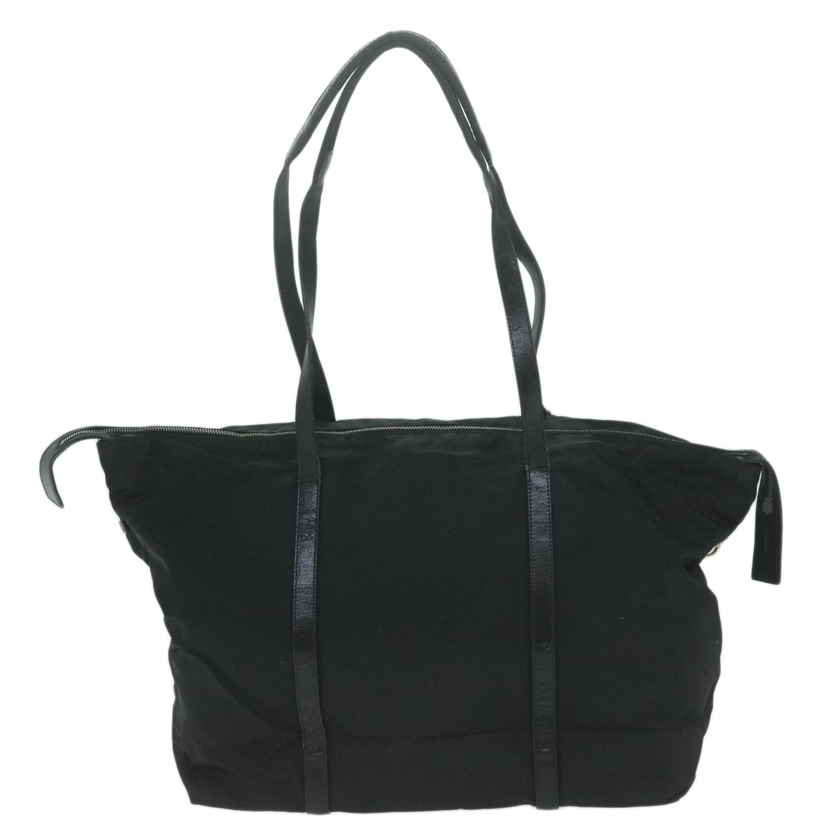 PRADA Tote Bag Nylon Black Auth 64476 - 0