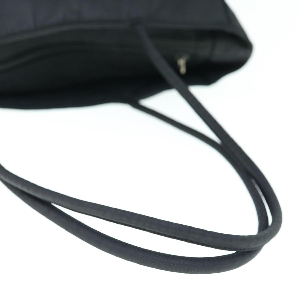 PRADA Tote Bag Nylon Black Auth 64477