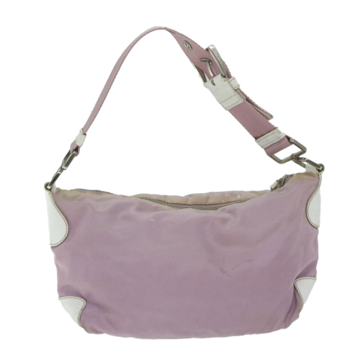 PRADA Shoulder Bag Nylon Pink Auth 64478 - 0