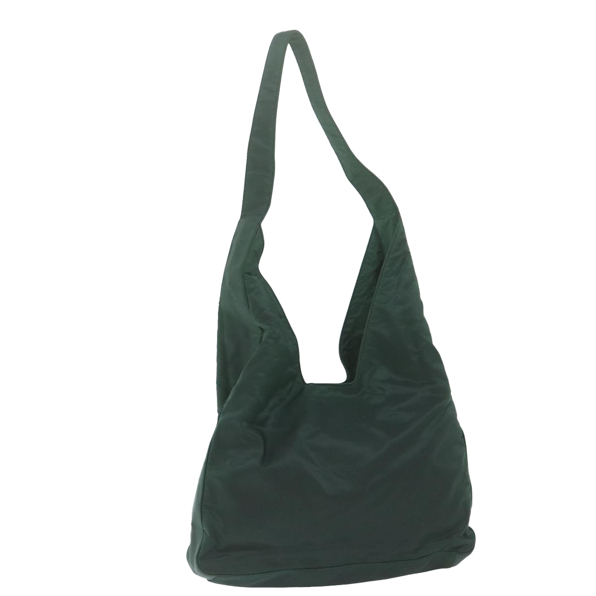 PRADA Shoulder Bag Nylon Green Auth 64479