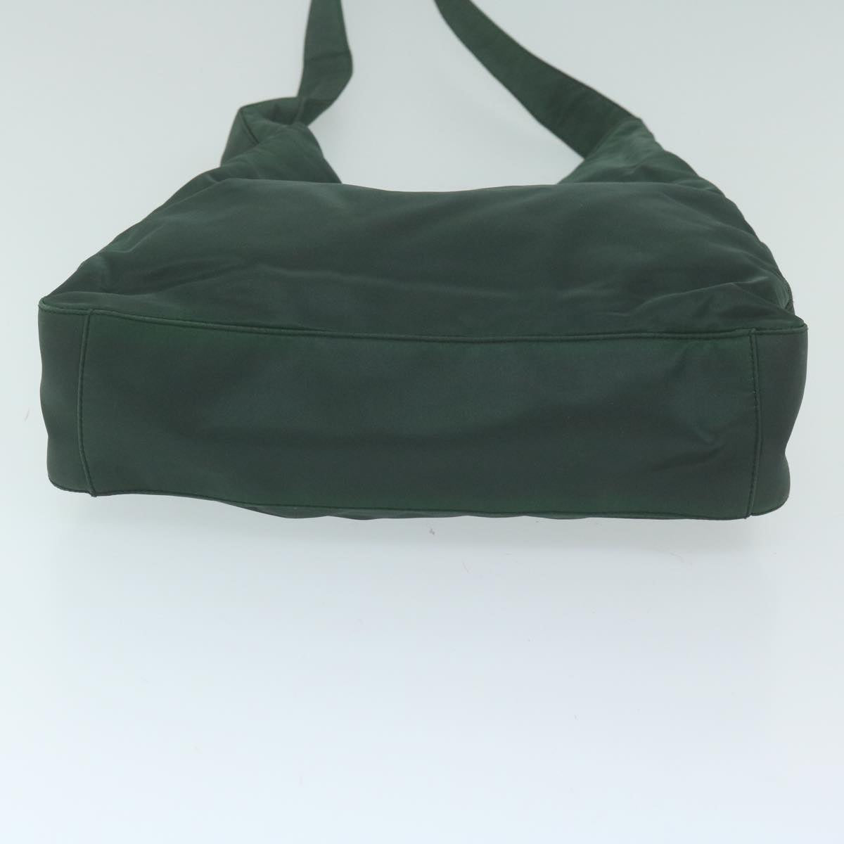 PRADA Shoulder Bag Nylon Green Auth 64479