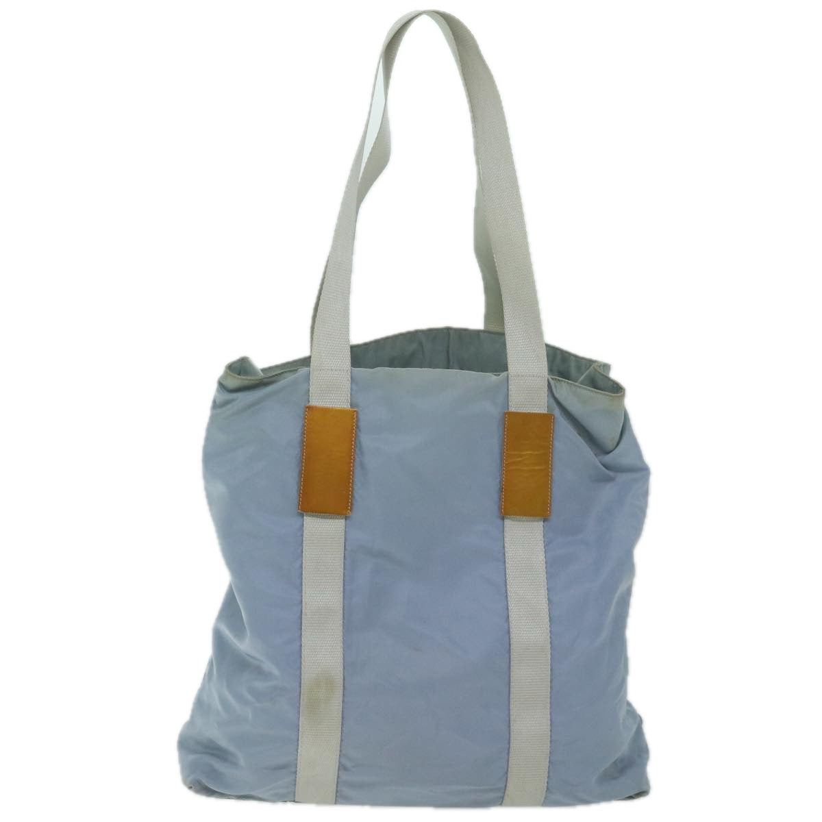 PRADA Tote Bag Nylon Light Blue Auth 64480 - 0