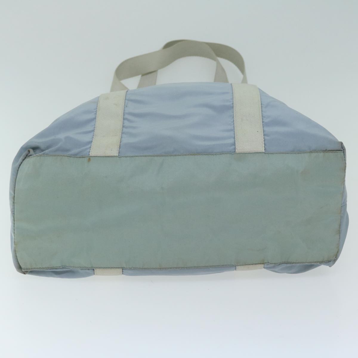 PRADA Tote Bag Nylon Light Blue Auth 64480