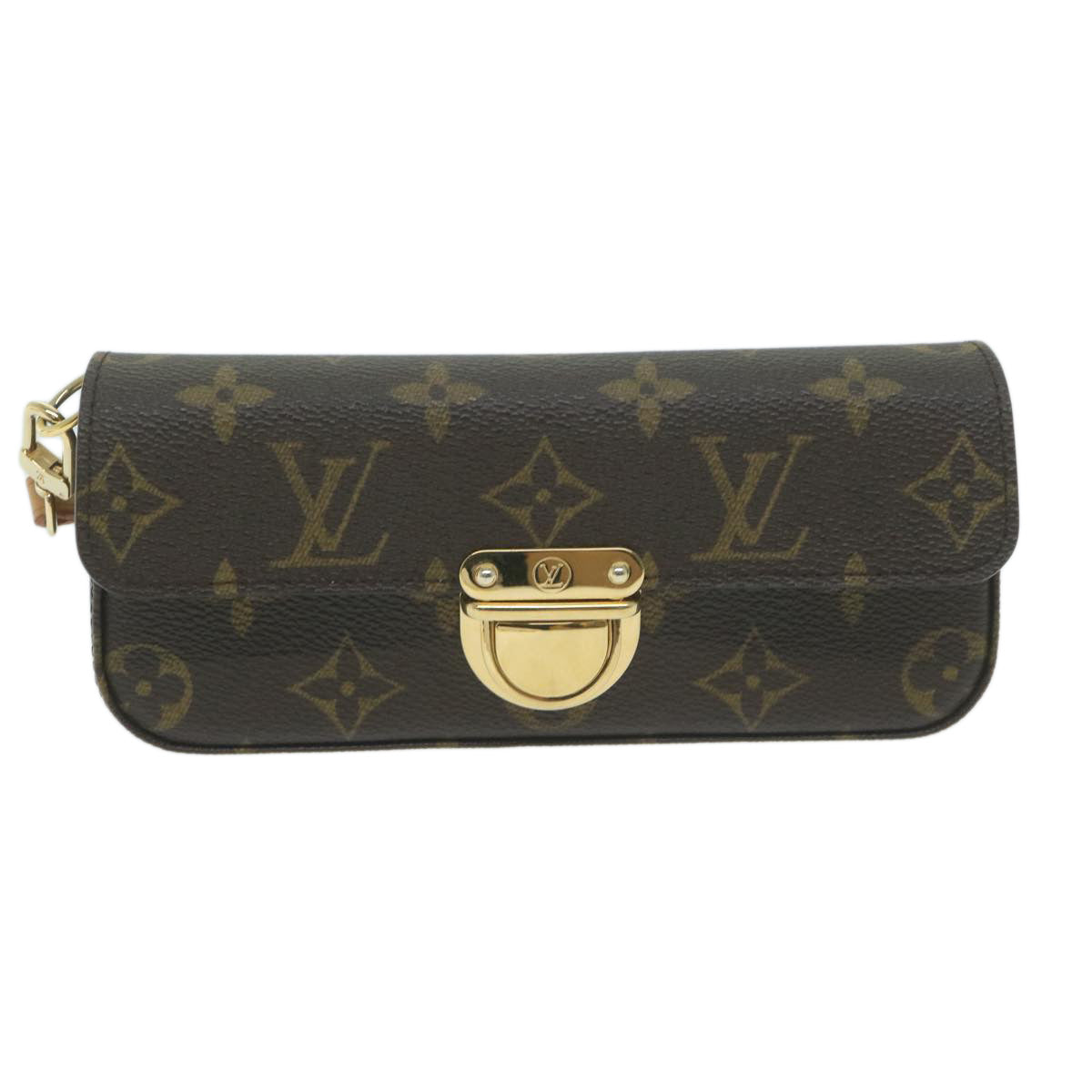 LOUIS VUITTON Monogram Pochette lagoon Glasses Case M60008 LV Auth 64517A