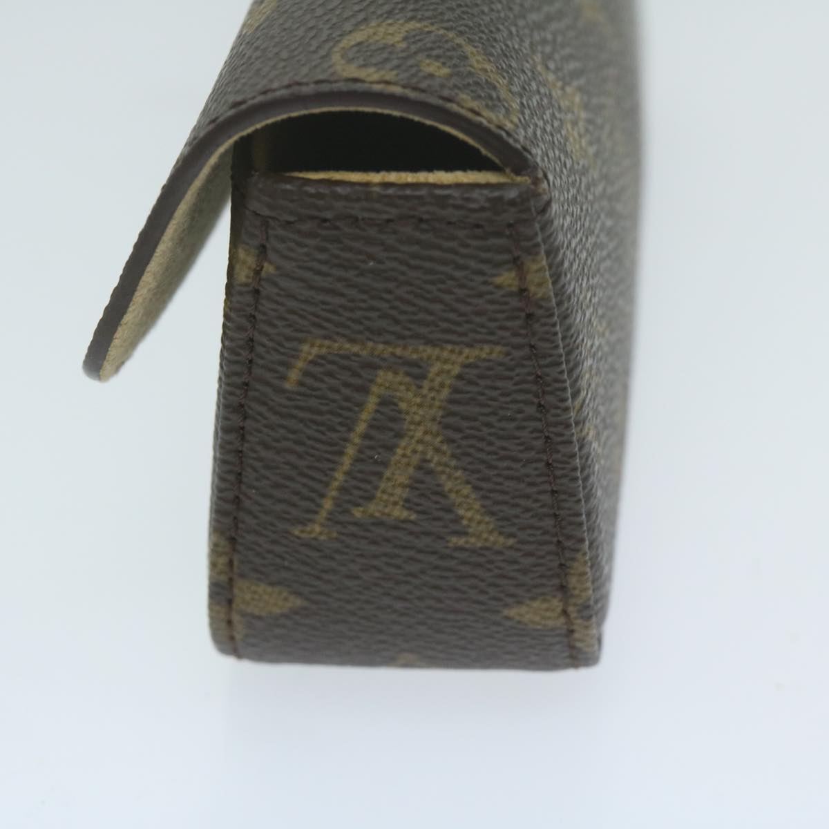 LOUIS VUITTON Monogram Pochette lagoon Glasses Case M60008 LV Auth 64517A