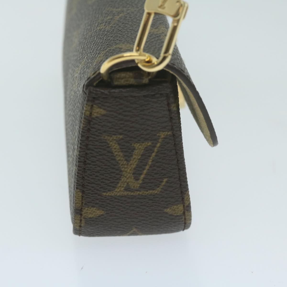 LOUIS VUITTON Monogram Pochette lagoon Glasses Case M60008 LV Auth 64517A