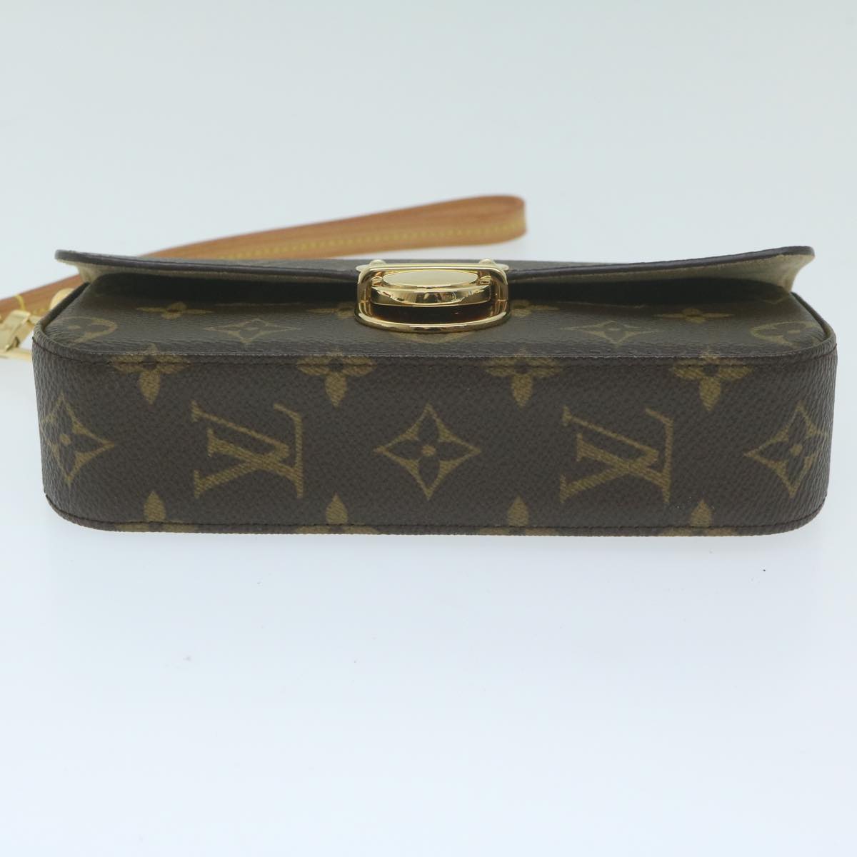 LOUIS VUITTON Monogram Pochette lagoon Glasses Case M60008 LV Auth 64517A