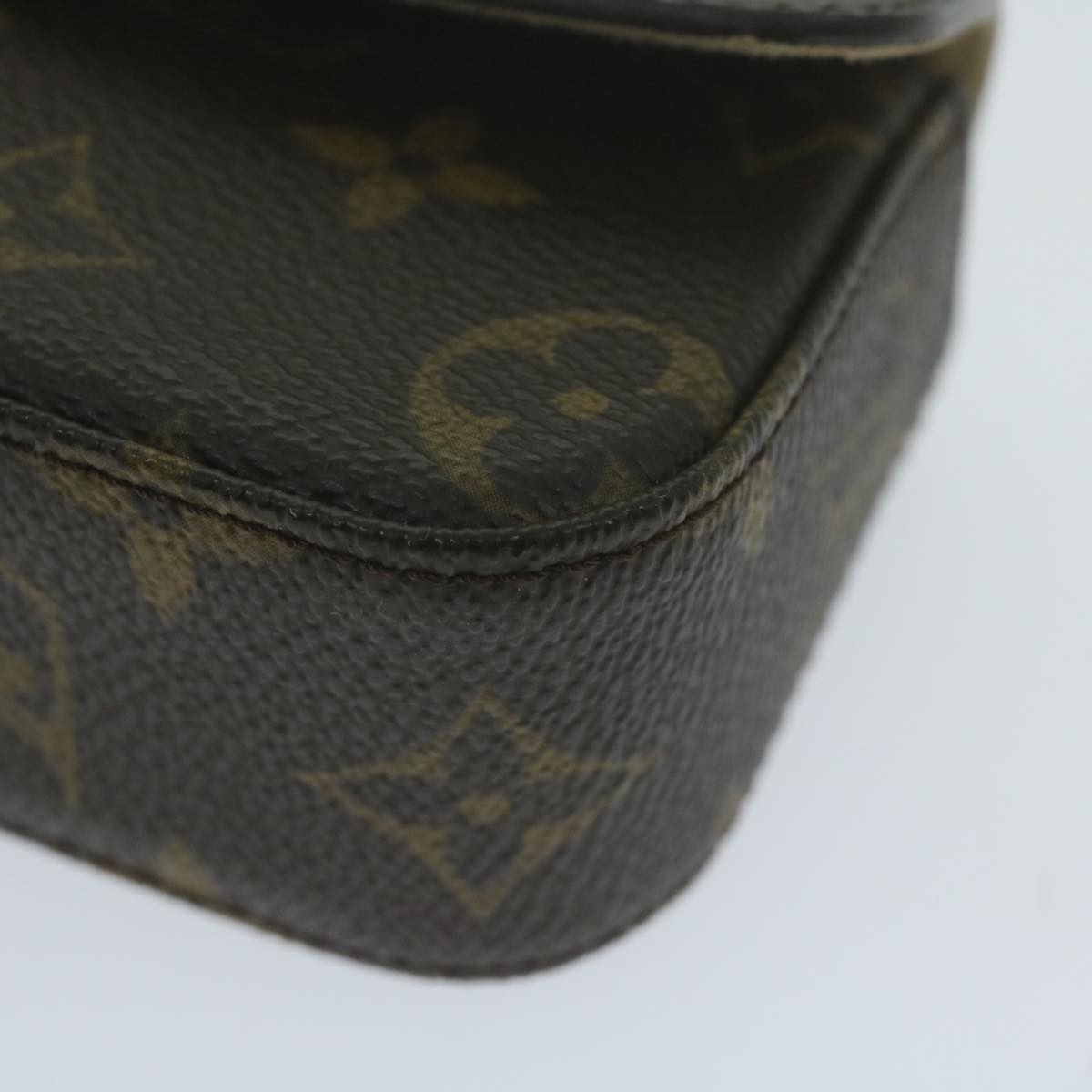 LOUIS VUITTON Monogram Pochette lagoon Glasses Case M60008 LV Auth 64517A