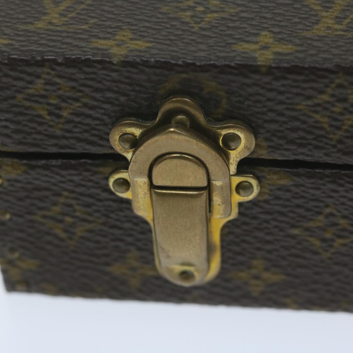 LOUIS VUITTON Monogram Eccrine Declaration Jewelry Box M21010 LV Auth 64523A