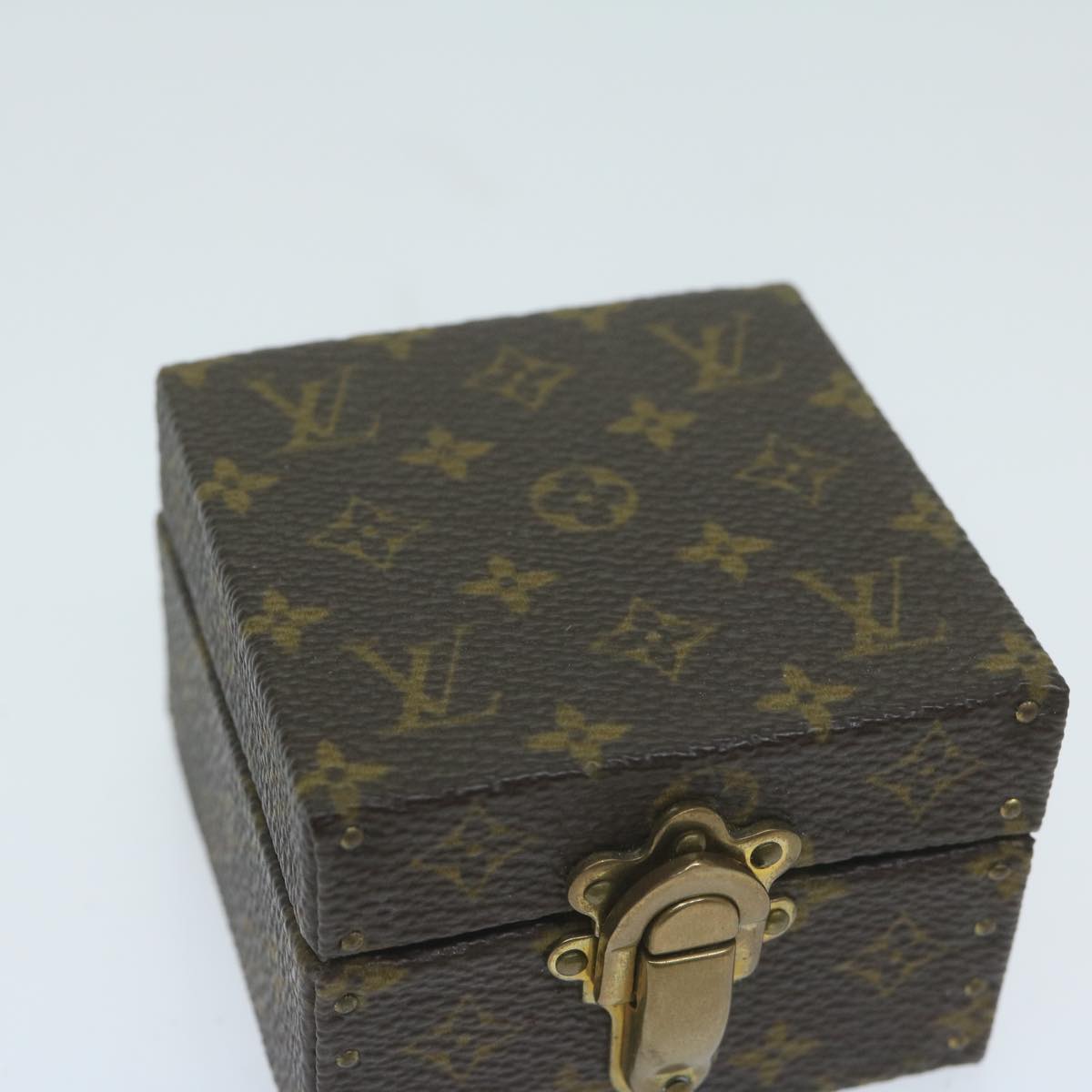 LOUIS VUITTON Monogram Eccrine Declaration Jewelry Box M21010 LV Auth 64523A