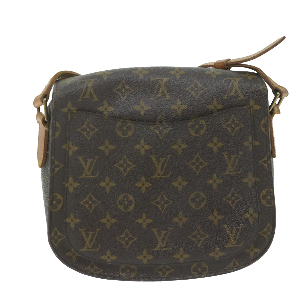 LOUIS VUITTON Monogram Saint Cloud GM Shoulder Bag M51242 LV Auth 64544