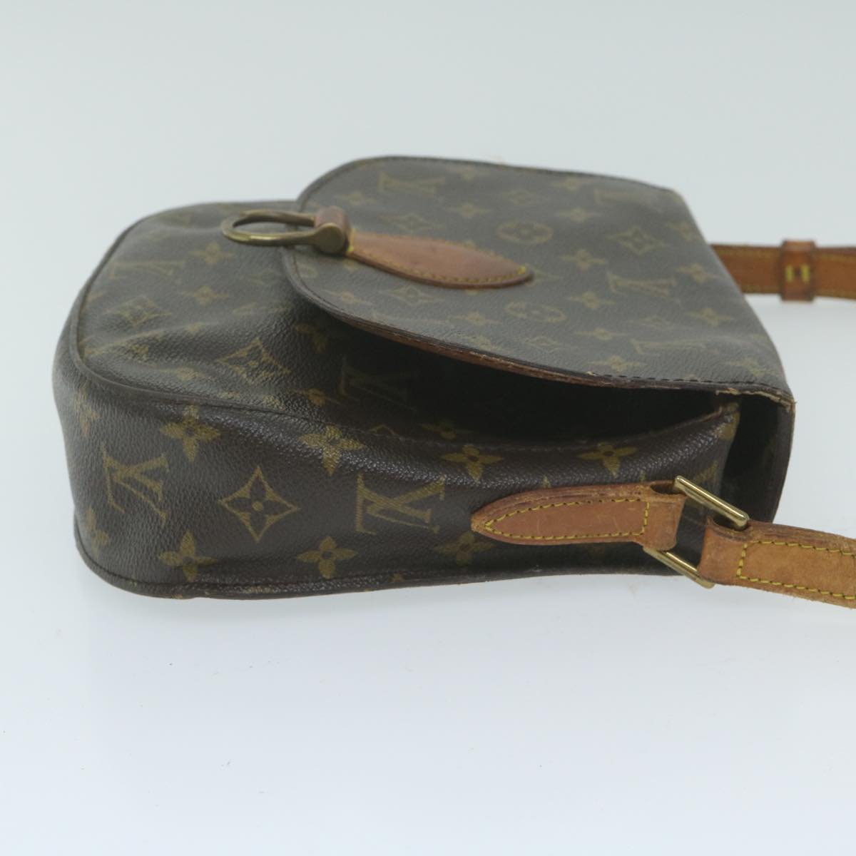 LOUIS VUITTON Monogram Saint Cloud GM Shoulder Bag M51242 LV Auth 64544