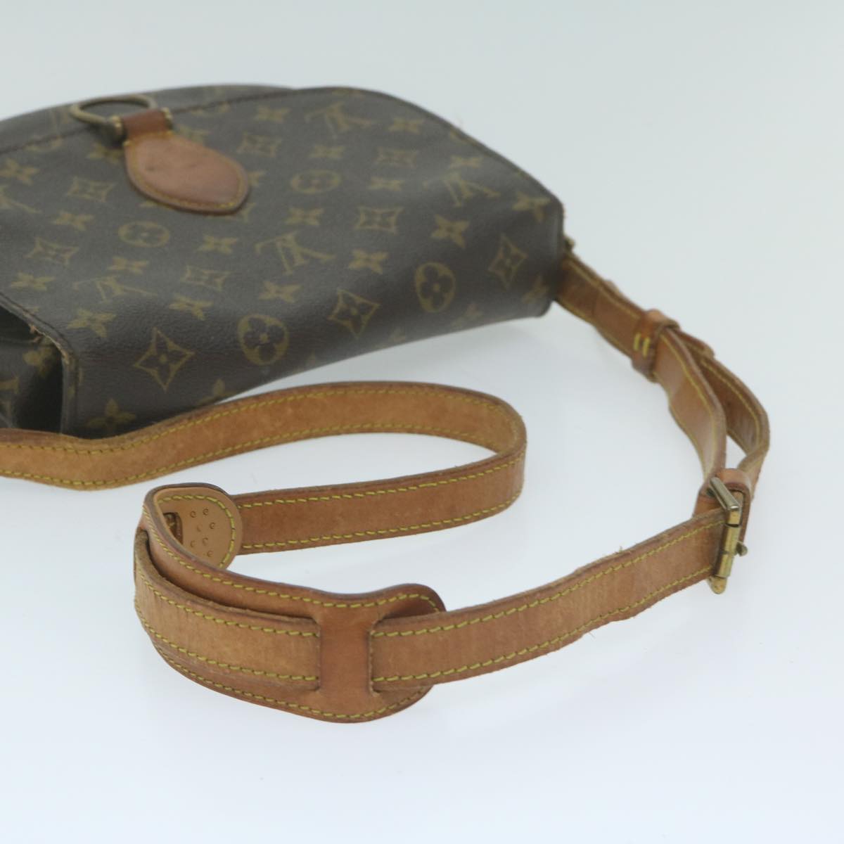 LOUIS VUITTON Monogram Saint Cloud GM Shoulder Bag M51242 LV Auth 64544