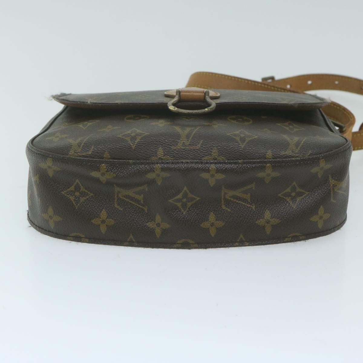 LOUIS VUITTON Monogram Saint Cloud GM Shoulder Bag M51242 LV Auth 64545