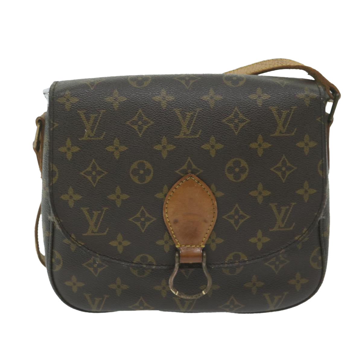 LOUIS VUITTON Monogram Saint Cloud GM Shoulder Bag M51242 LV Auth 64545