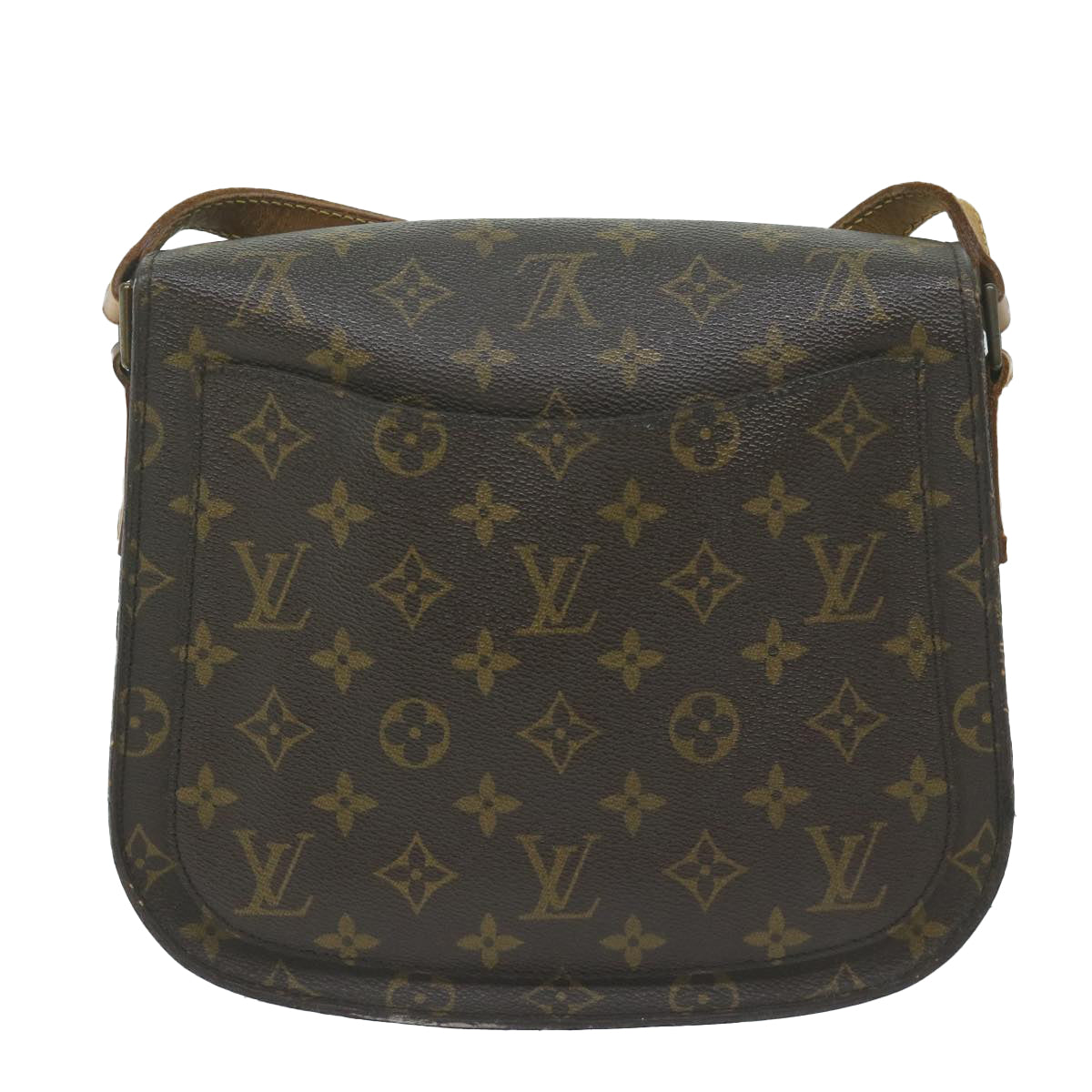 LOUIS VUITTON Monogram Saint Cloud GM Shoulder Bag M51242 LV Auth 64545