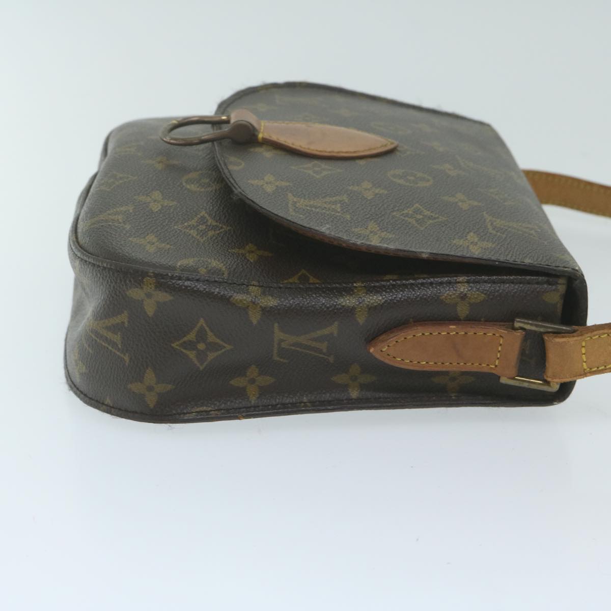 LOUIS VUITTON Monogram Saint Cloud GM Shoulder Bag M51242 LV Auth 64545