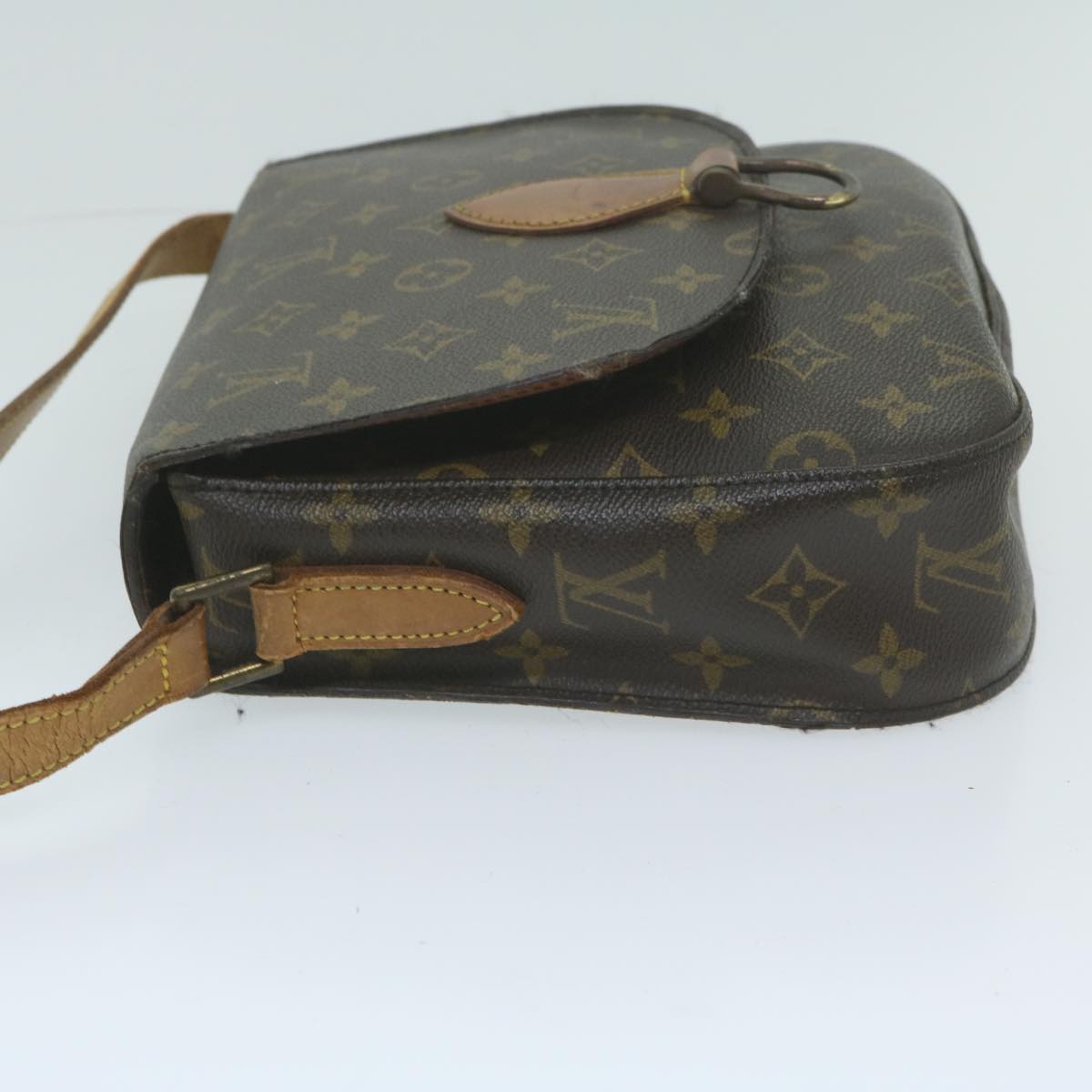 LOUIS VUITTON Monogram Saint Cloud GM Shoulder Bag M51242 LV Auth 64545