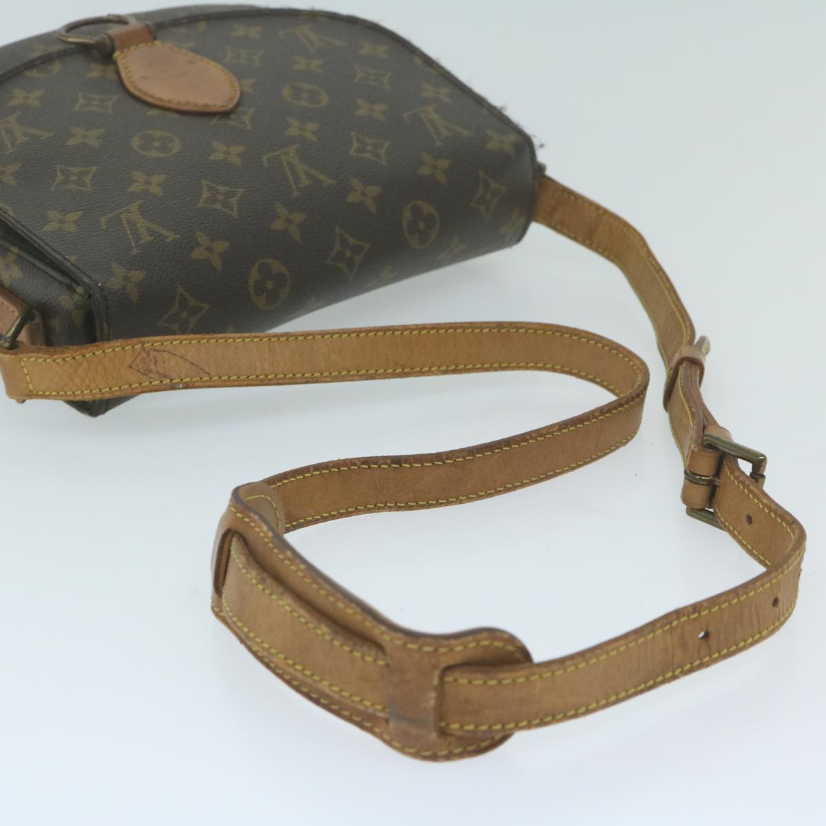 LOUIS VUITTON Monogram Saint Cloud GM Shoulder Bag M51242 LV Auth 64545