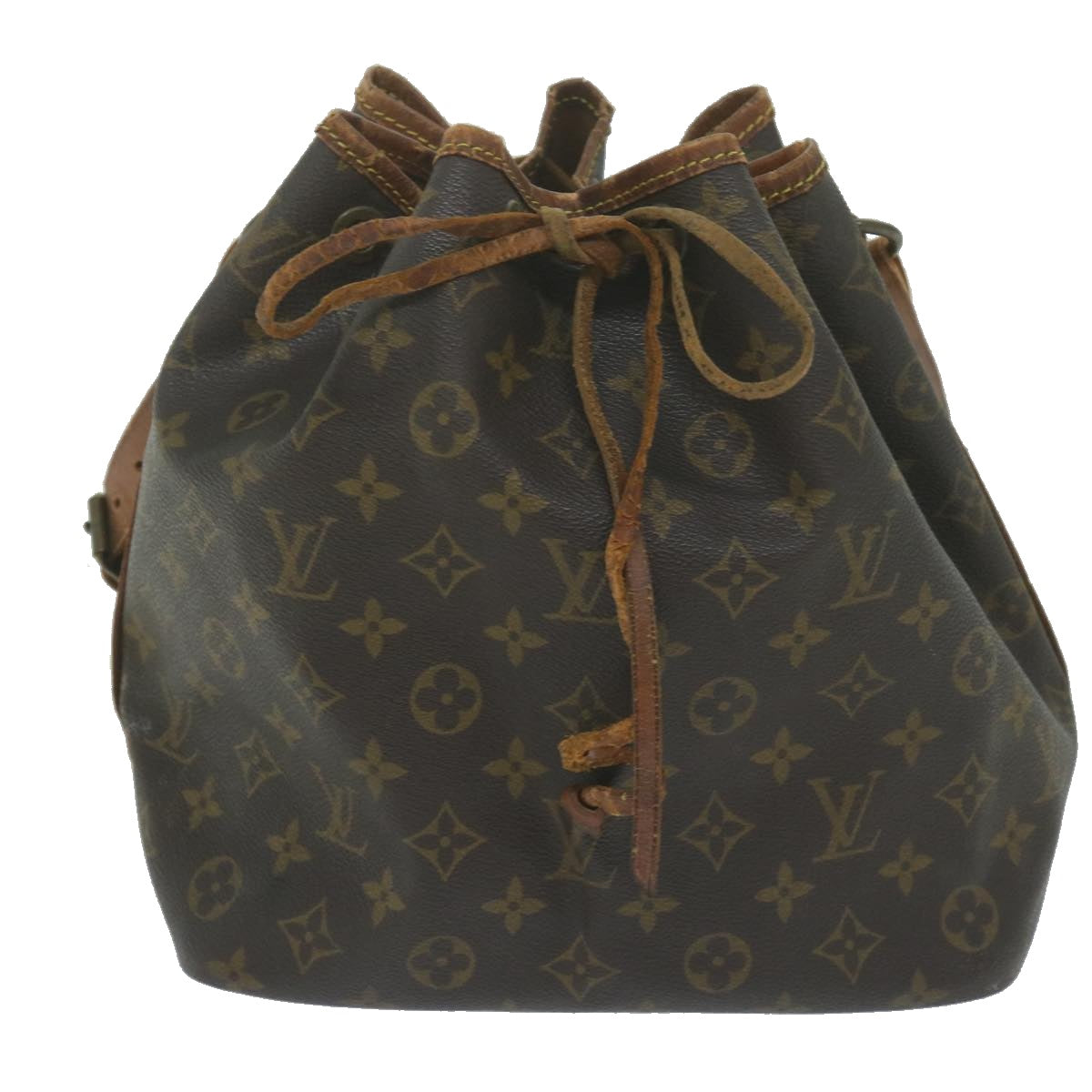 LOUIS VUITTON Monogram Petit Noe Shoulder Bag M42226 LV Auth 64565