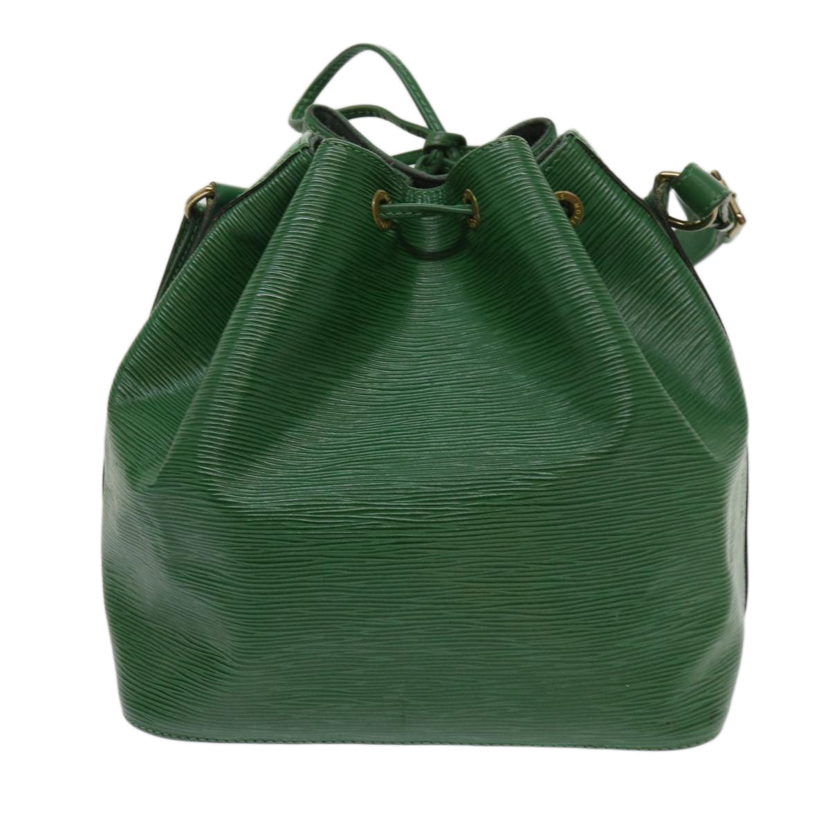 LOUIS VUITTON Epi Petit Noe Shoulder Bag Green M44104 LV Auth 64567