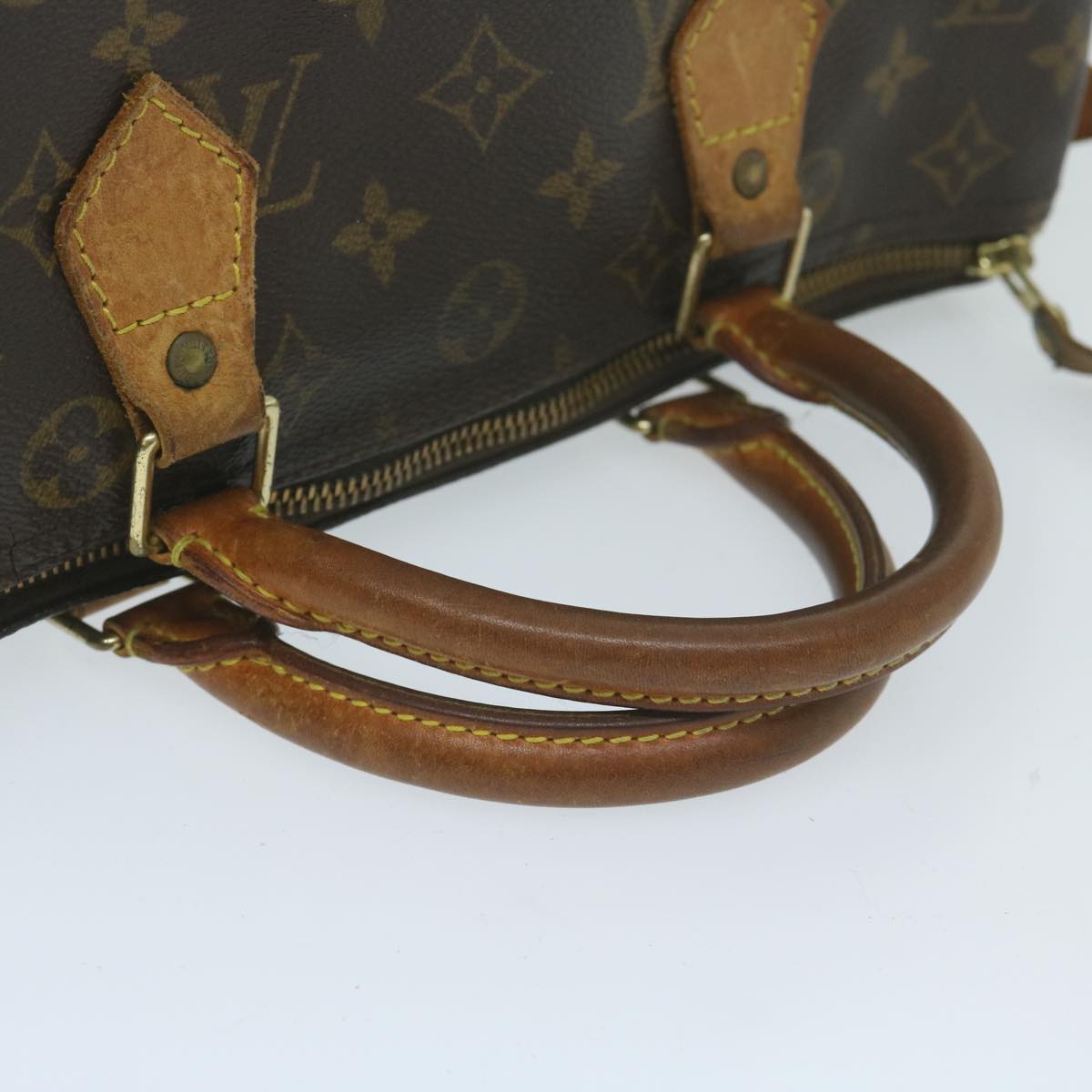 LOUIS VUITTON Monogram Speedy 30 Hand Bag M41526 LV Auth 64579