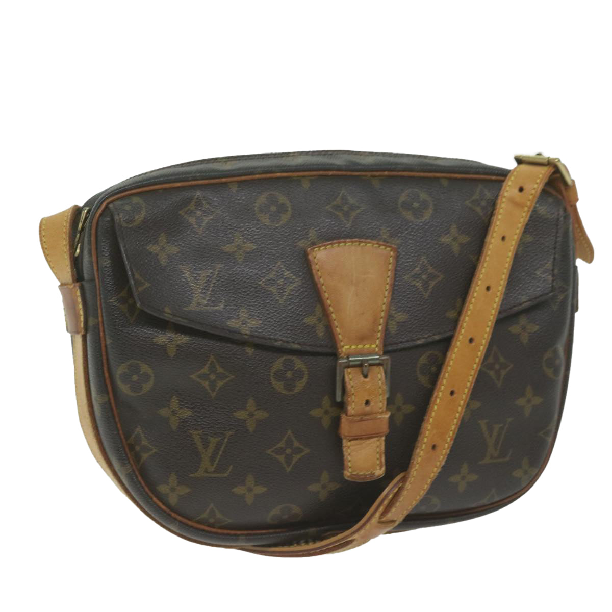 LOUIS VUITTON Monogram Jeune Fille MM Shoulder Bag M51226 LV Auth 64613