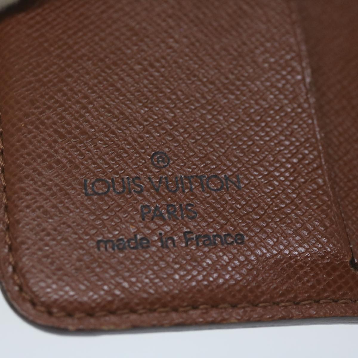 LOUIS VUITTON Monogram Compact Zip Wallet M61667 LV Auth 64627