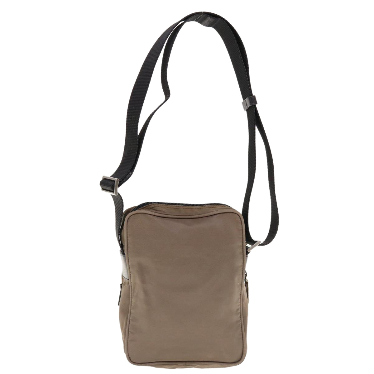 PRADA Shoulder Bag Nylon Brown Auth 64643 - 0