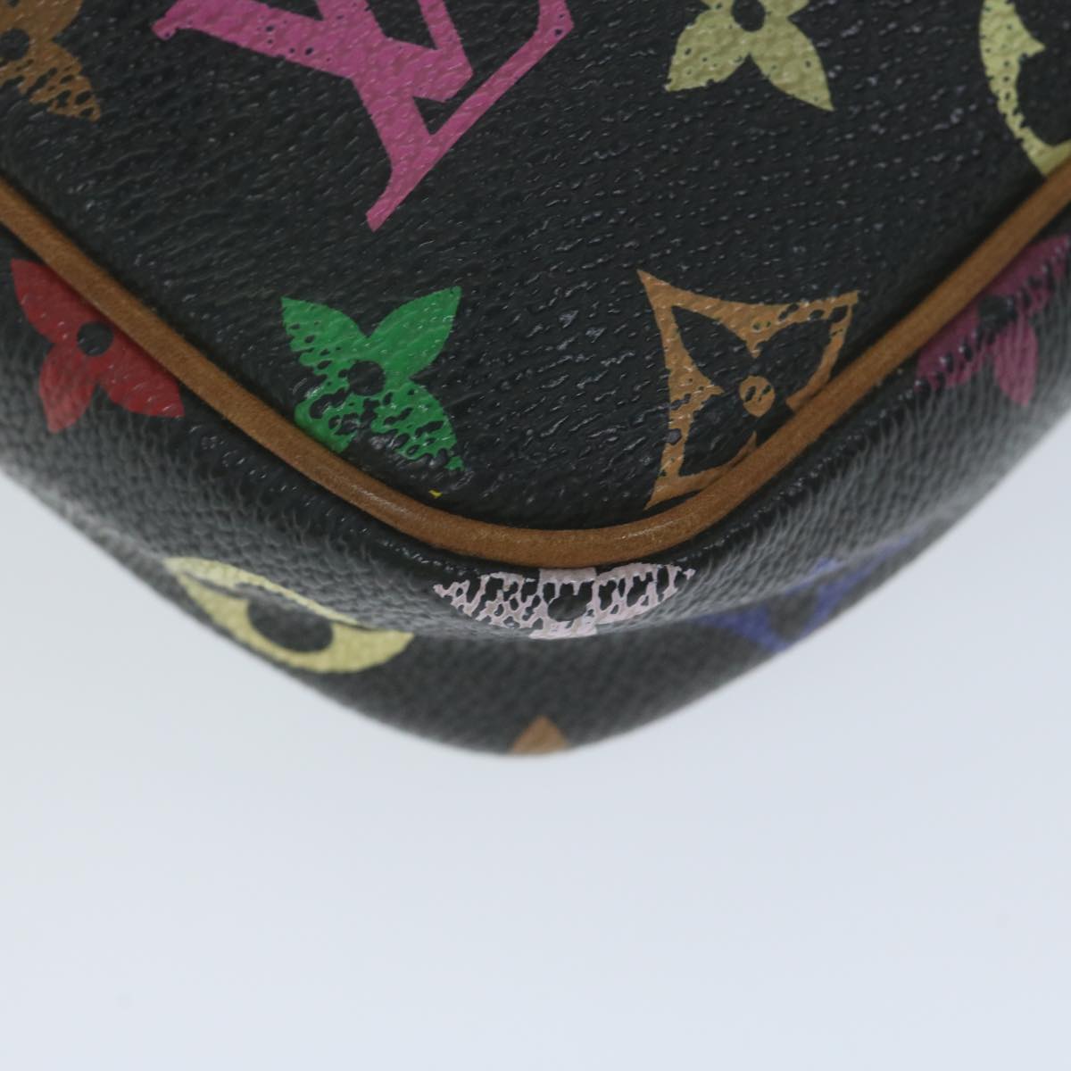 LOUIS VUITTON Monogram Multicolor Lift Shoulder Bag Black M40056 LV Auth 64661