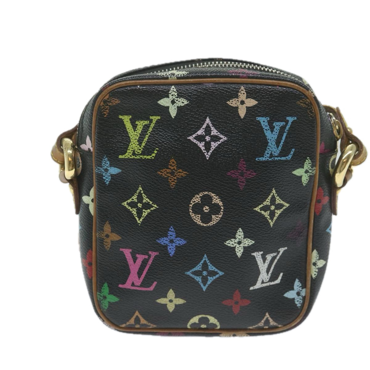 LOUIS VUITTON Monogram Multicolor Lift Shoulder Bag Black M40056 LV Auth 64661 - 0